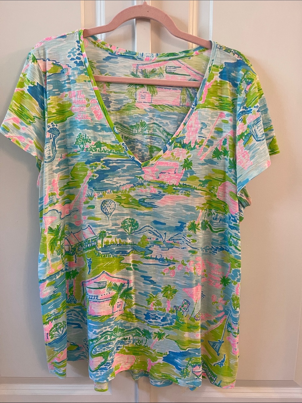 Lilly Pulitzer Etta Top The Honda Classic